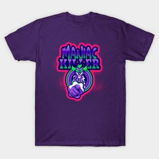 Clown Maniac Killer Gamer T-Shirt